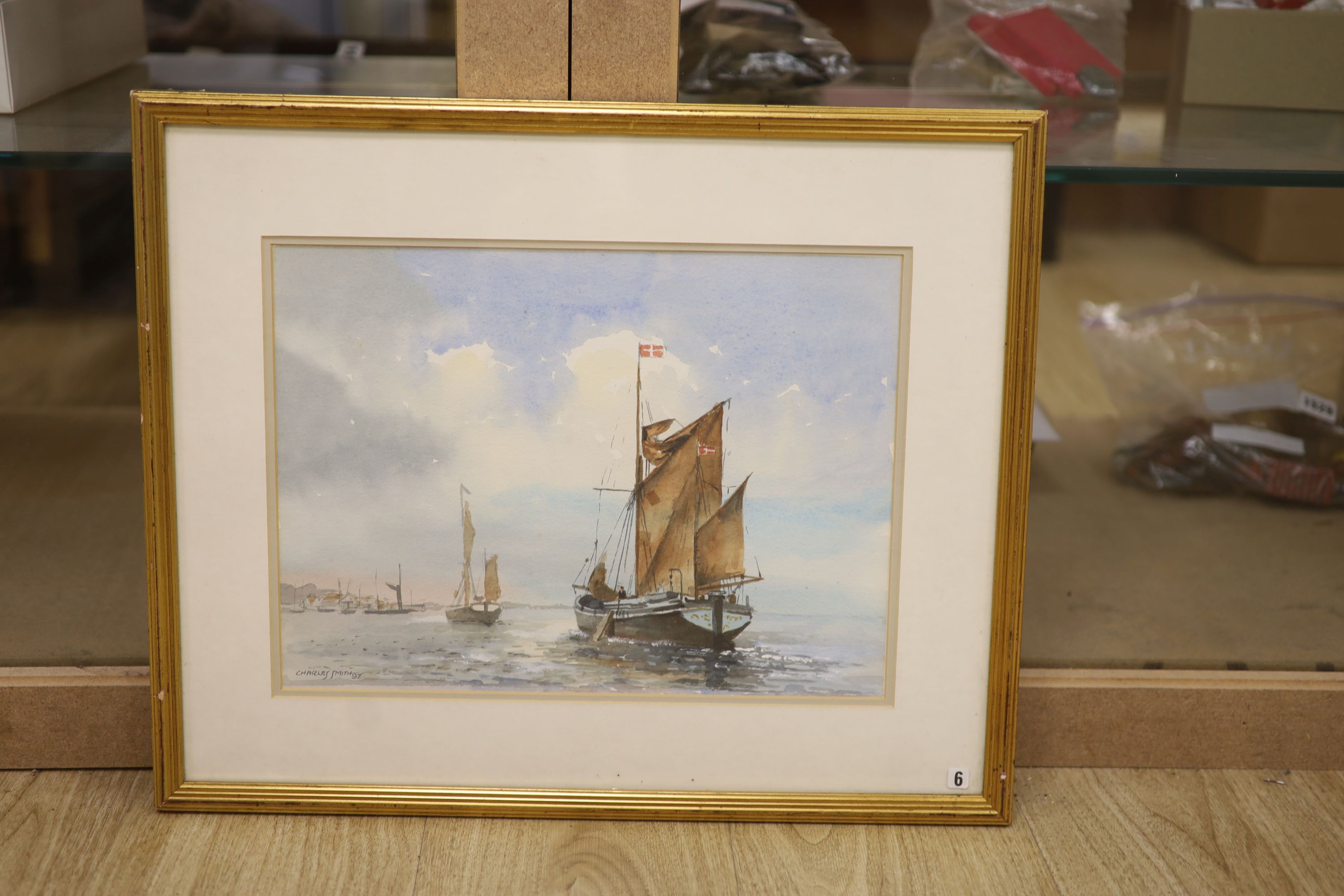 Charles Smith FRSA, watercolour, Homeward Bound, signed and dated '97, 26 x 36cm